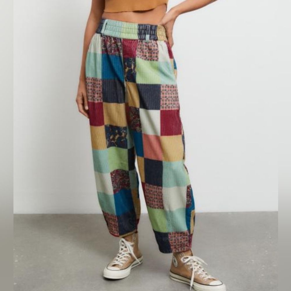 UO bdg Zaria Patchwork Corduroy Trousers